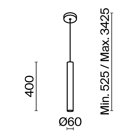 Подвесной светильник Maytoni Pro Focus MOD161PL-01G1 - фото