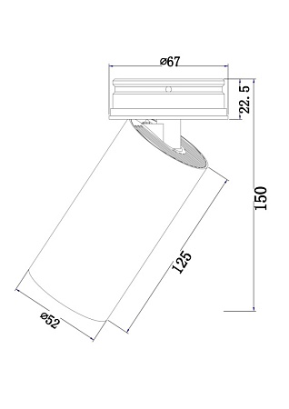 Потолочный светильник Technical C057CL-L12W3K - фото