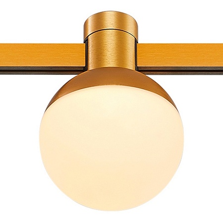 Магнитный трековый светильник FARM Золотистый LED 1*5W 3000K 89Lm Ra90 120 IP20 D75xH10 ST815.206.05 - фото