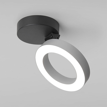 Накладной светодиодный светильник Spila серебро 25105/LED Elektrostandard - фото