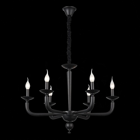 Люстра подвесная ST-Luce Черный E14 6*40W SL1114.403.06 - фото