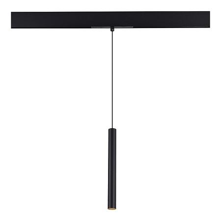 Магнитный трековый светильник Черный LED 1*7W 3000K Lm Ra90 36° IP20 D32xH307 48V ST682.436.07 - фото