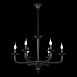 Люстра подвесная ST-Luce Черный E14 6*40W SL1114.403.06 - фото