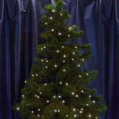 Светодиодная гирлянда Feron CL02 линейная 2м +1.5м 230V 5000K c питанием от сети, контроллером, зеленый шнур