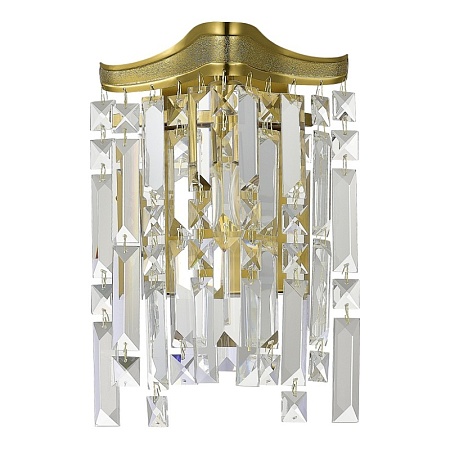 Светильник настенный ST-Luce Латунь/Прозрачный E14 1*60W SL1659.301.01 - фото