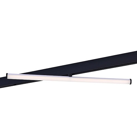 Магнитный трековый светильник Черный LED 1*10W 4000K 1 100Lm Ra>90 120° IP20 L604xW28xH ST803.446.10 - фото