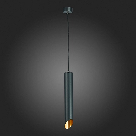 Светильник подвесной Черный GU10 1*50W IP20 D60xH400 220V Без ламп ST152.413.01 - фото