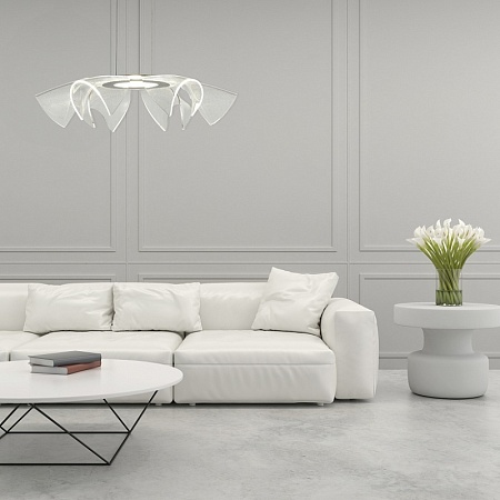 Светильник подвесной ST-Luce Никель/Прозрачный LED 1*20W 4000K SL6235.103.20 - фото