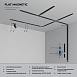 Коннектор угловой внутренний для накладного шинопровода Flat Magnetic 85002/00 Elektrostandard - фото