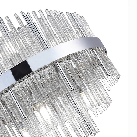 Люстра подвесная ST-Luce Хром/Прозрачный E14 6*60W SL1634.103.06 - фото