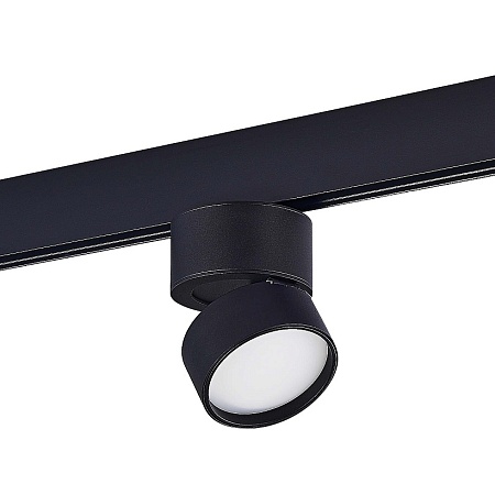Магнитный трековый светильник Черный LED 1*9W 4000K 600Lm Ra>90 120° IP20 D85xH126 48V ST809.446.09 - фото