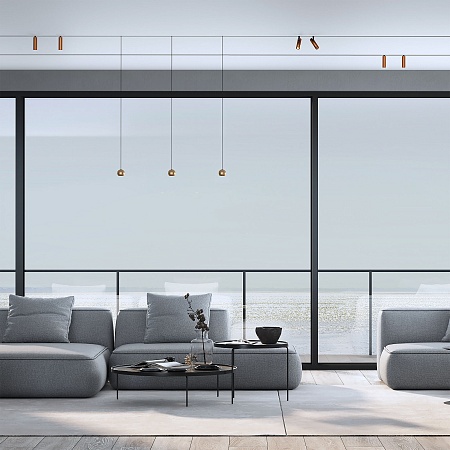 Трековый светильник 7W 4200K Cubo латунь Slim Magnetic 85035/01 Elektrostandard - фото