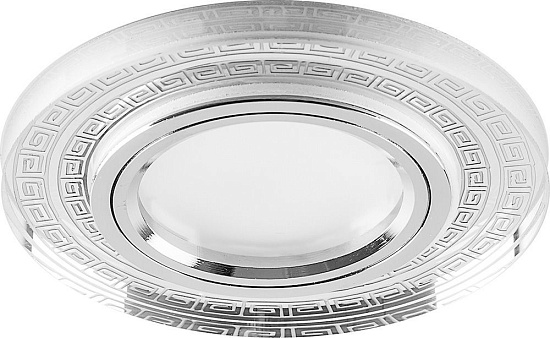 Светильник встраиваемый с LED подсветкой Feron CD960 потолочный MR16 G5.3 прозрачный - фото