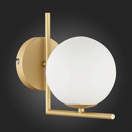 Светильник настенный ST-Luce Латунь/Белый G9 1*5W SL1148.301.01 - фото