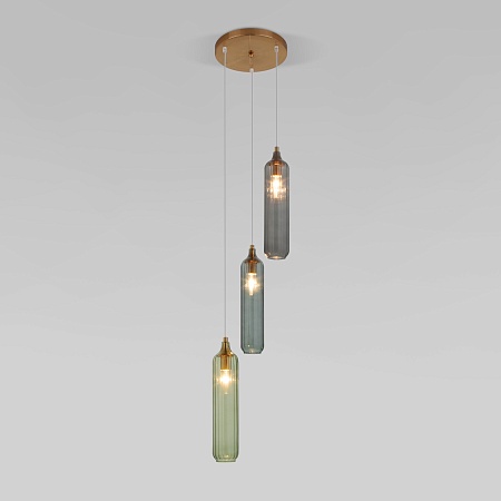 Подвесной светильник Eurosvet 50252/3 латунь - фото