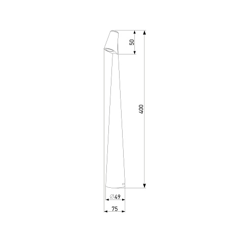 Светильник светодиодный настольный Elite черный TL70250 Elektrostandard - фото