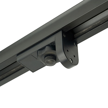 Коннектор (адаптер для установки Т8 лампы цоколь G13) для шинопровода, черный LD1016 - фото