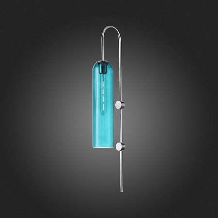 Светильник настенный ST-Luce хром/зеленый E27 1*60W SL1145.181.01 - фото