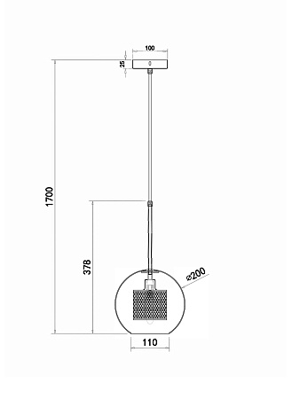Подвесной светильник Freya Bogota FR8018PL-01N - фото