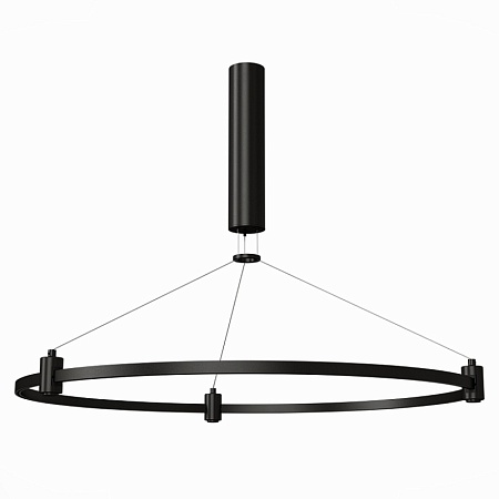 Шинопровод-кольцо FARM с подвесами и основанием под блок питания ST-Luce Черный ST025.413.00 - фото