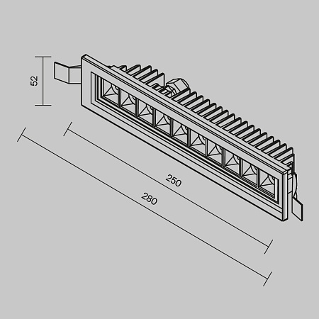 Встраиваемый светильник Outdoor O488DL-L12GF3K - фото