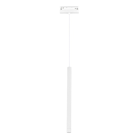 Магнитный трековый светильник Белый LED 1*8W 4000K 450Lm Ra90 24° IP20 D30xH500 48V ST683.546.08 - фото