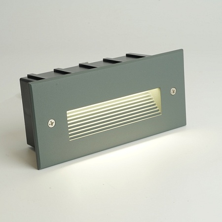 Светодиодный светильник Feron LN012 встраиваемый 5W 4000K, IP65, серый - фото