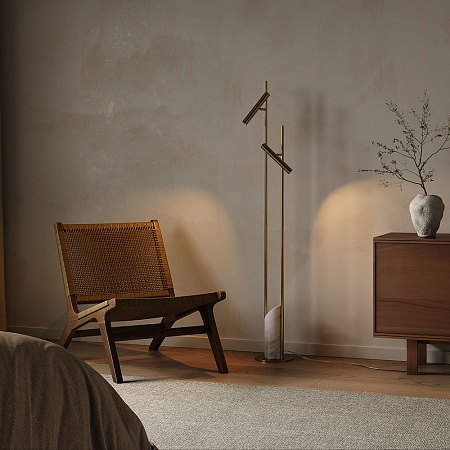 Напольный светильник (торшер) Maytoni MOD460FL-L6BS3K - фото
