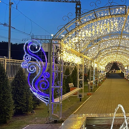 Дюралайт светодиодный Feron LED-R2W 2-х жильный, RGB 1,44Вт/м 24LED/м 50м 230V - фото