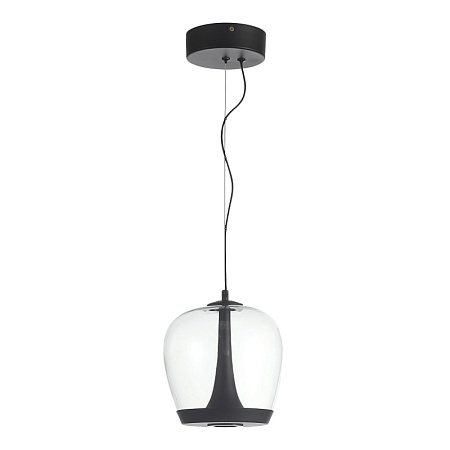 Светильник подвесной ST-Luce Черный/Прозрачный, Черный LED 1*17W 3000K SL6014.423.01 - фото