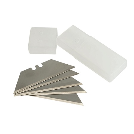 Сменные трапециевидные лезвия для монтажных ножей, 19 мм, 5 шт, STEKKER CBK-19 - фото