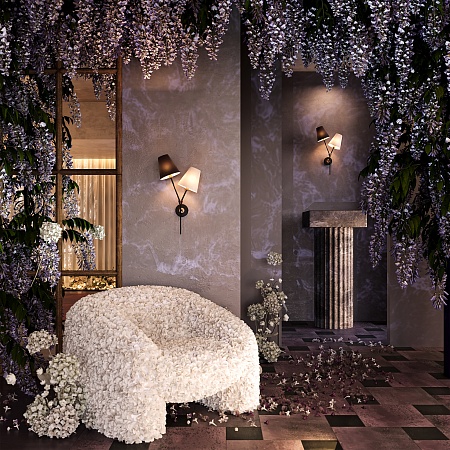 Настенный светильник (бра) Freya Hats FR5370WL-02B - фото