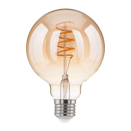 Филаментная светодиодная лампа Dimmable G95 5W 2700K E27 тонированная BLE2747 - фото