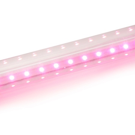 Лампа светодиодная для растений T8 Feron LB-7063 G13 стекло 0,6м 11W 175-265V красно-синий спектр - фото