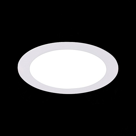 Св-к встр. Белый LED 1*12W 3000K 816Lm Ra80 110° IP20 D170xH8 90-265V ST209.538.12 - фото