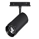 Магнитный трековый светильник ZOOM Черный LED 1*20W 3000K Lm Ra90 10-55° IP20 D60xH170 ST357.436.20 - фото