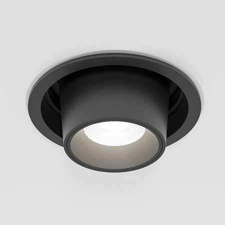 Потолочный светодиодный светильник поворотный Conner 8W 4000K чёрный 25086/LED Elektrostandard - фото