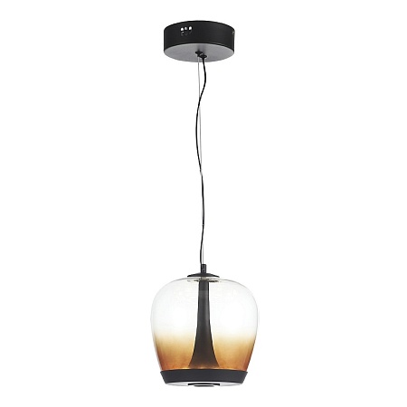 Светильник подвесной ST-Luce Черный/Коричневый, Черный LED 1*17W 3000K SL6014.413.01 - фото