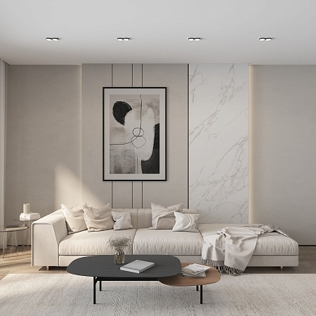 DK2422-BK Встраиваемый светильник, IP 20, 50 Вт, GU10, черный, алюминий - фото