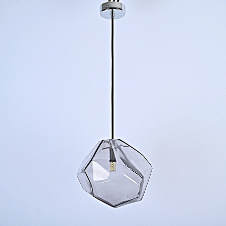 Подвесной Светильник Color Ice Cube Pendant Jevio 1 Серый Imperiumloft 178462-26 - фото