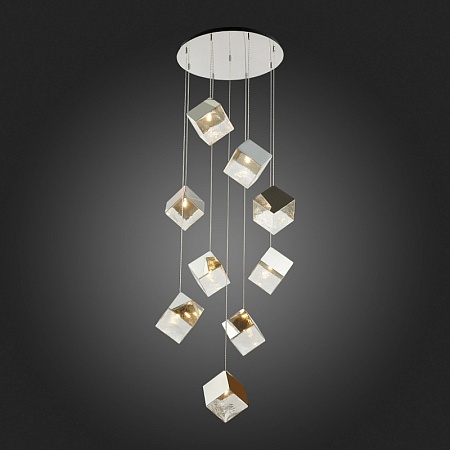 Светильник подвесной ST-Luce Хром/Прозрачный, Хром G9 9*5W SL1182.103.09 - фото