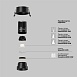 Встраиваемый светильник Technical DL115-10W-4K-B - фото