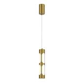 SL6237.303.01 Светильник подвесной ST-Luce латунь/белый LED 1*6W 4000K DALLAMOS