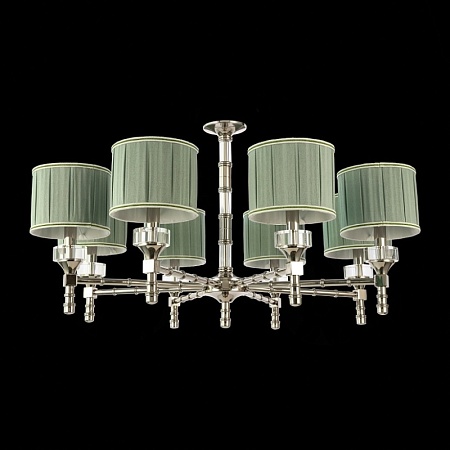 Люстра подвесная ST-Luce Никель/Оливковый E14 8*40W SL1121.103.08 - фото