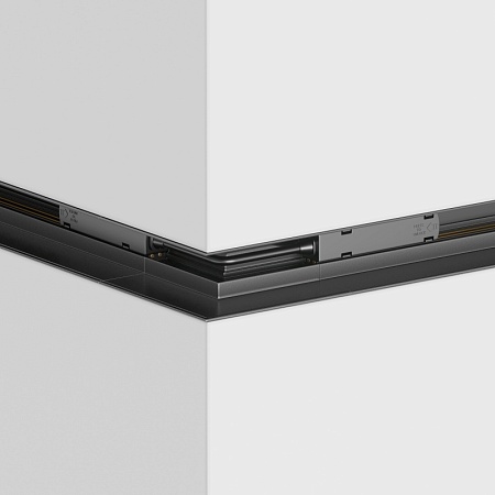 Угловой коннектор внешний Gravity встраиваемый черный - фото