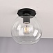 Потолочный Светильник Rh Utilitaire Globe Shade Flushmount Black Imperiumloft 123673-22 - фото