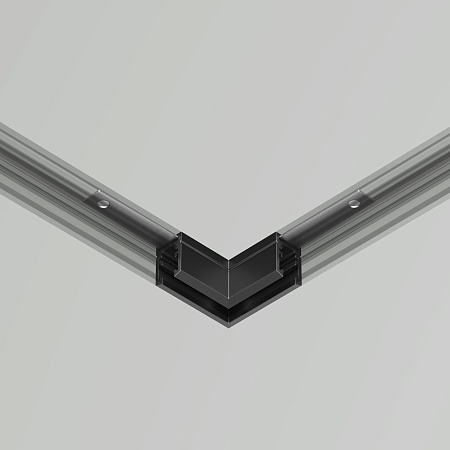 Коннектор угловой, накладной Levity  - фото