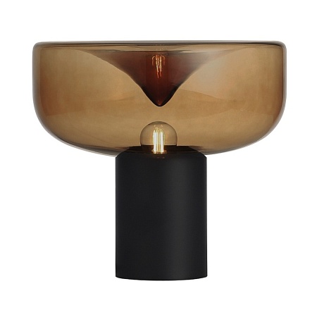 Прикроватная лампа ST-Luce Черный/Коричневый E27 1*40W SL6014.414.01 - фото