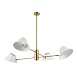 Светильник подвесной Латунь/Белый E14 4*60W SLE1253-353-04 - фото