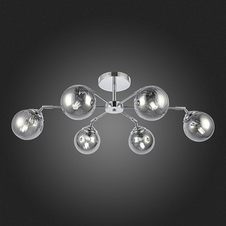 Светильник потолочный Хром/Дымчатый E14 6*40W SLE102202-06 - фото